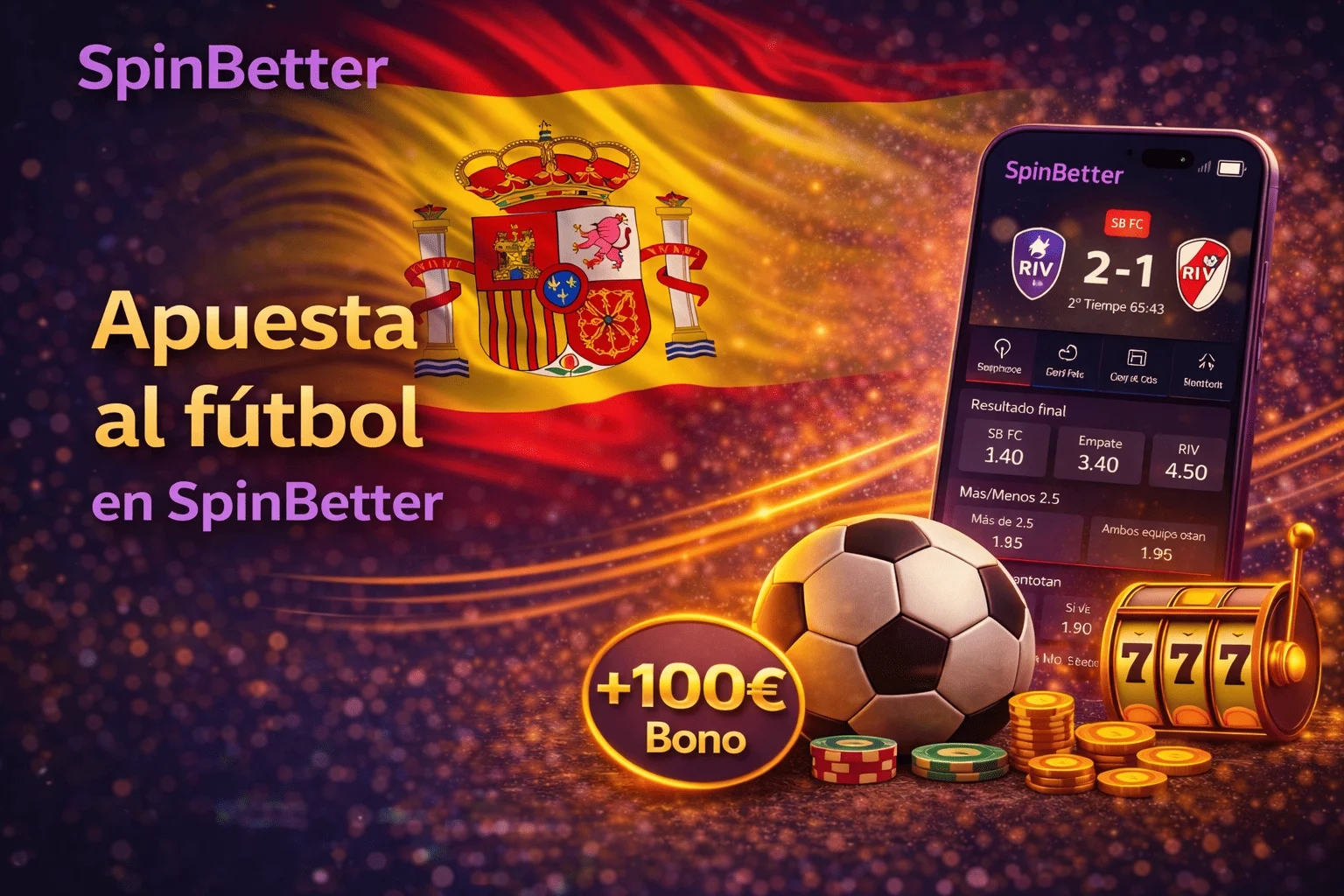 Apuesta al fútbol en SpinBetter