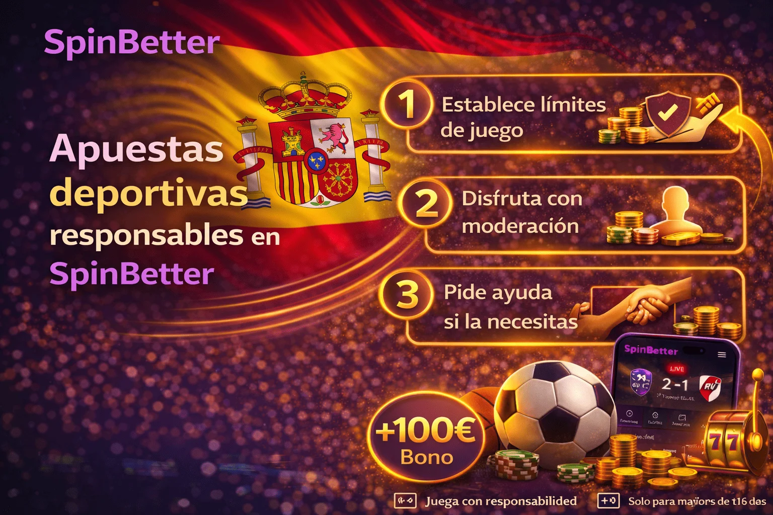 Apuestas deportivas responsables en SpinBetter