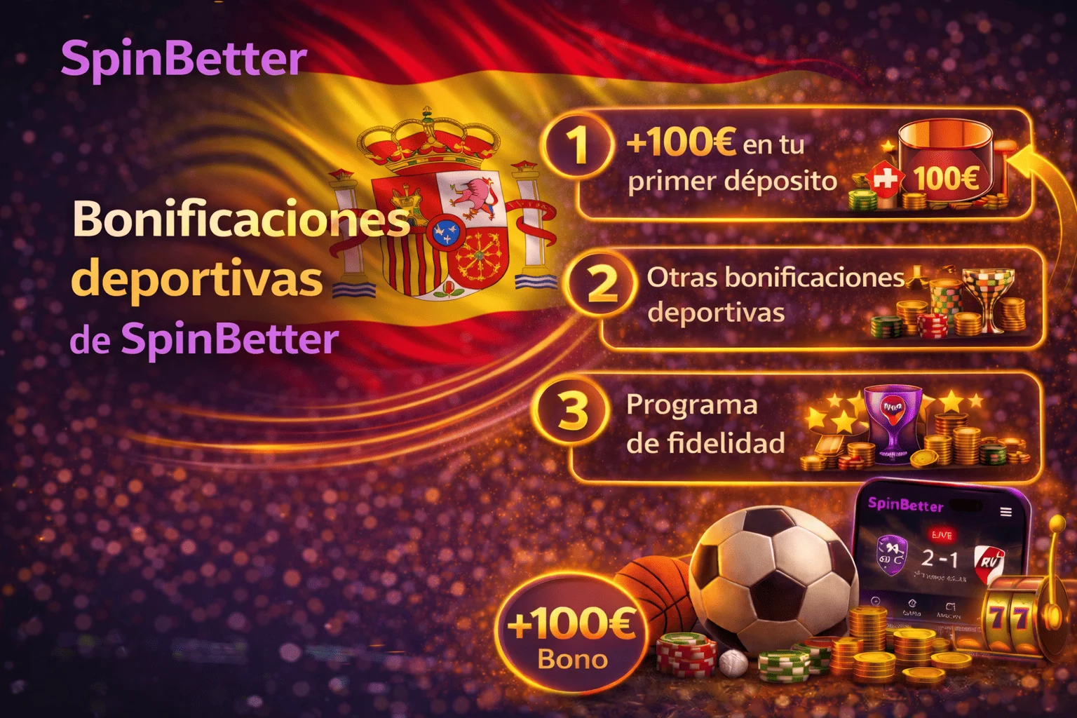 Bonificaciones deportivas de SpinBetter