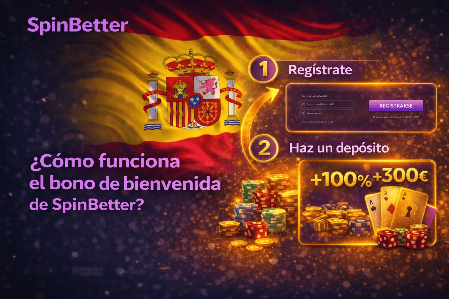 Cómo funciona el bono de bienvenida de SpinBetter