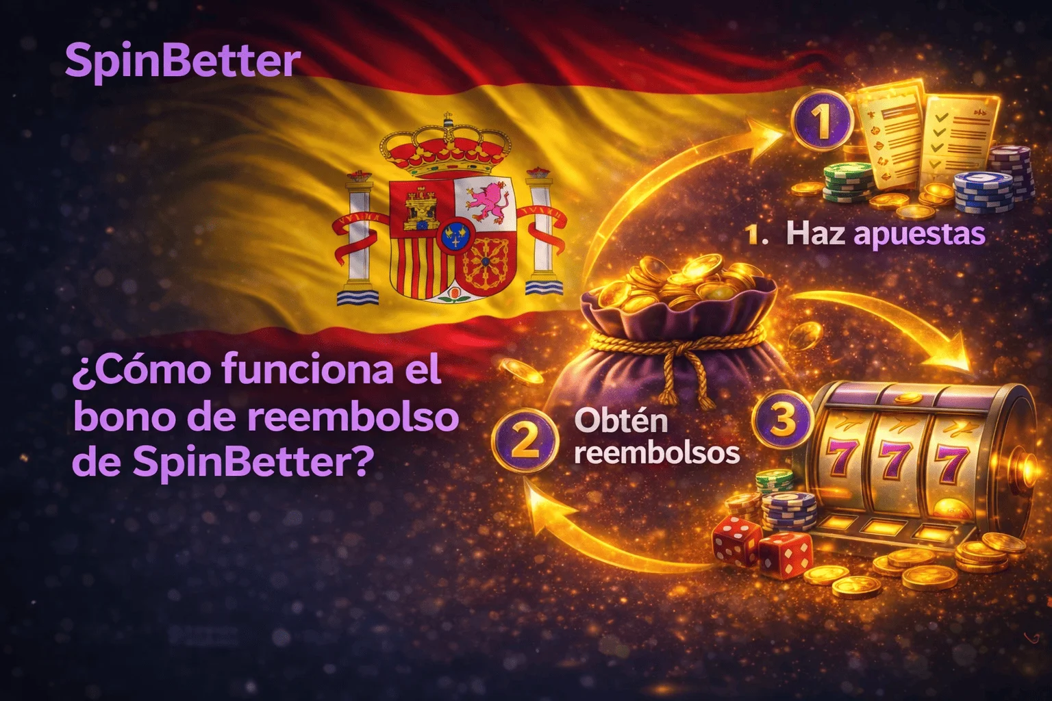 Cómo funciona el bono de reembolso de SpinBetter