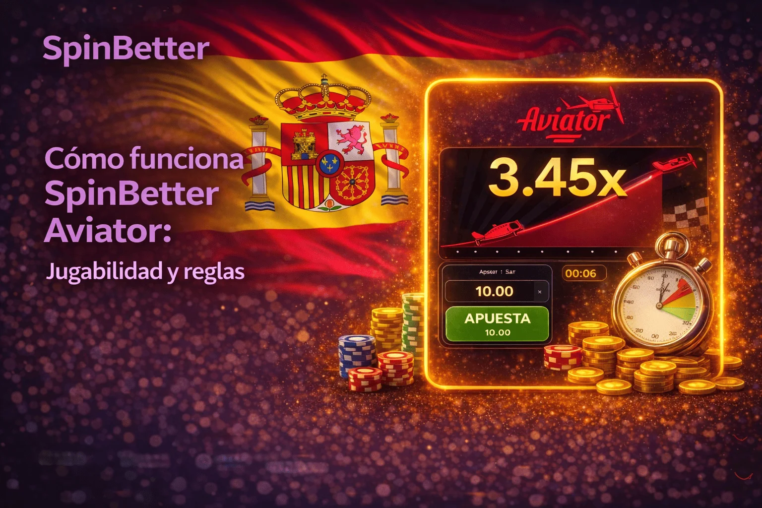 Cómo funciona SpinBetter Aviator