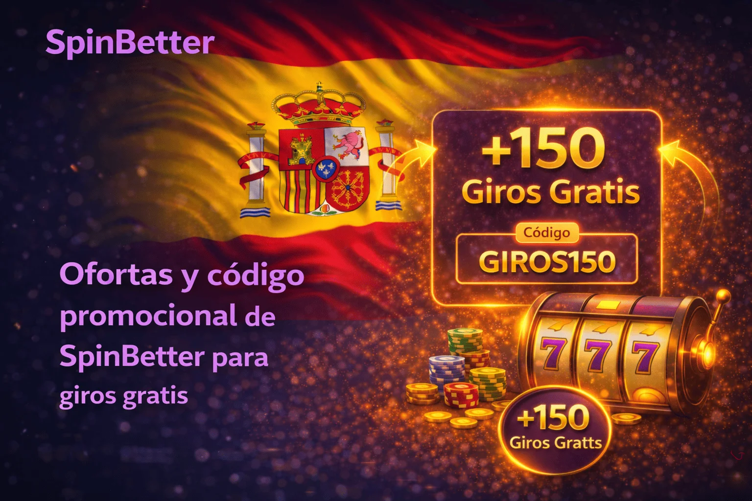 Ofertas y código promocional de SpinBetter para giros gratis