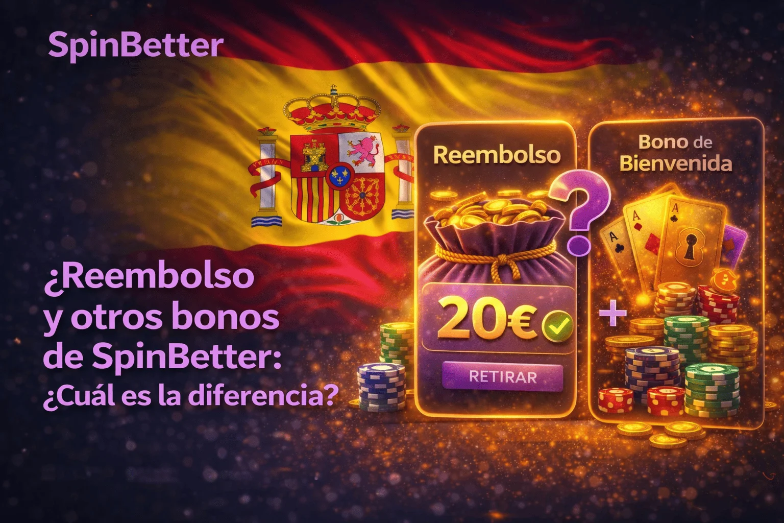 Reembolso y otros bonos de SpinBetter